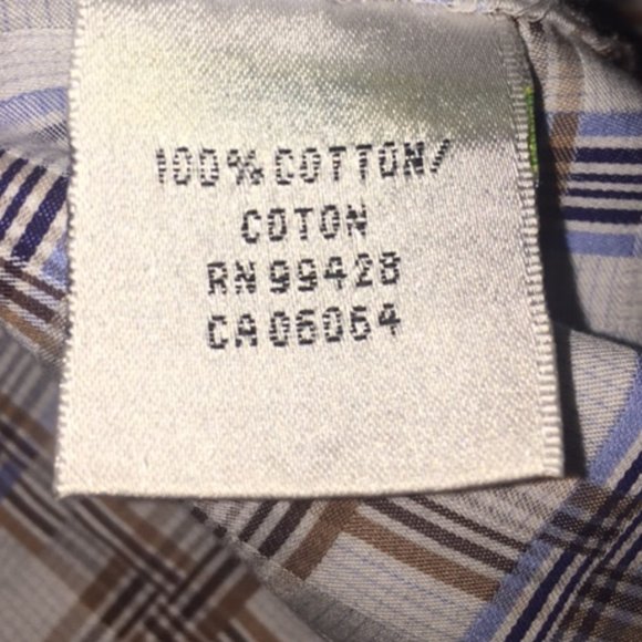 Bugatchi Uomo Shirt Shaped Fit Pattern Geo Print Medium - Picture 5 of 7